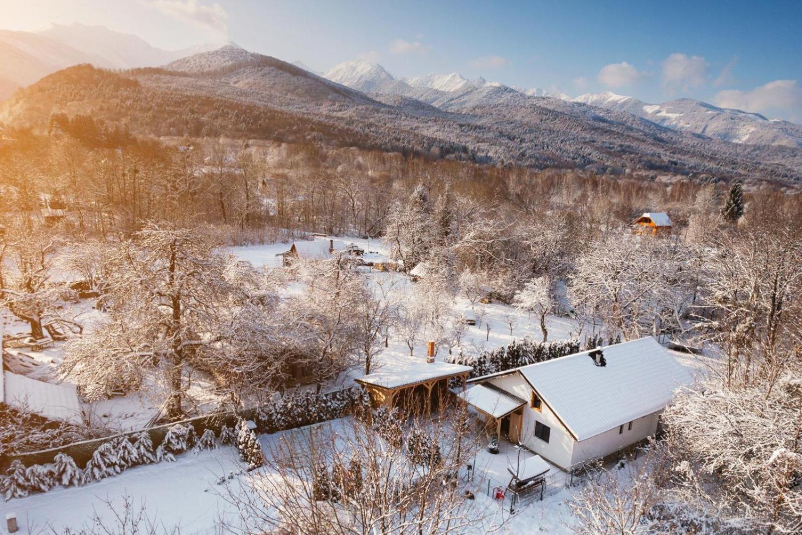 River Residence Chalet Felsőszombatfalvi üdülőtelep Kültér fotó